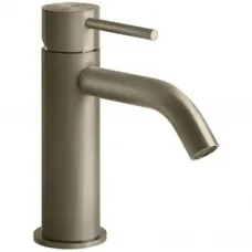 Смеситель для раковины Gessi Gessi316 54002#726 без донного клапана, светлая бронза матовая