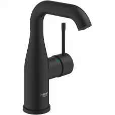 Смеситель для раковины Grohe Essence 24176KF1 без донного клапана, черный матовый