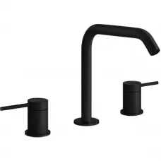 Смеситель для раковины Gessi Gessi316 54012#299 без донного клапана, черный матовый