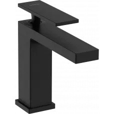 Смеситель для раковины Hansgrohe Tecturis E 73010670 с донным клапаном, черный матовый
