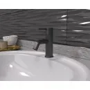 Смеситель для раковины Paini Cox 78PZ211 с донным клапаном, черный матовый