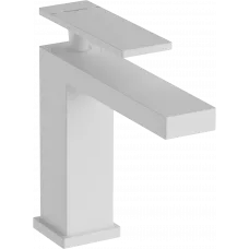 Смеситель для раковины Hansgrohe Tecturis E 73010700 с донным клапаном, белый матовый