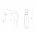 Смеситель для раковины Abber Zeitlos AF8909RG