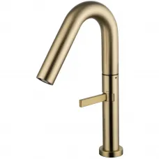 Смеситель для раковины Wonzon & Woghand WW-6068-BG золотой матовый
