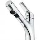 Смеситель для раковины Wonzon & Woghand WW-AE4151-CR с выдвижным изливом, хром
