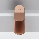Смеситель для раковины Am.Pm X-Joy F85A02144 без донного клапана, розовое золото матовый