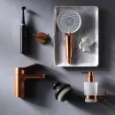Смеситель для раковины Am.Pm X-Joy F85A02144 без донного клапана, розовое золото матовый