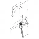 Смеситель для раковины Am.Pm X-Joy S F85B02700 без донного клапана, хром