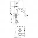 Смеситель для раковины Hansgrohe PuraVida 15075400