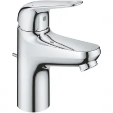 Смеситель для раковины Grohe Euroeco 23262001 с донным клапаном, хром