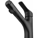 Смеситель для раковины Wonzon & Woghand WW-AE4151-MB с выдвижным изливом, черный матовый