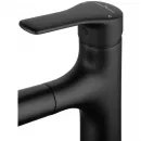 Смеситель для раковины Wonzon & Woghand WW-AE4151-MB с выдвижным изливом, черный матовый