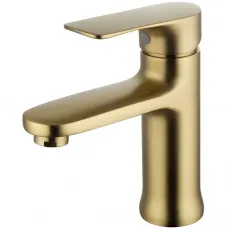 Смеситель для раковины Wonzon & Woghand WW-XH-011-BG золотой матовый