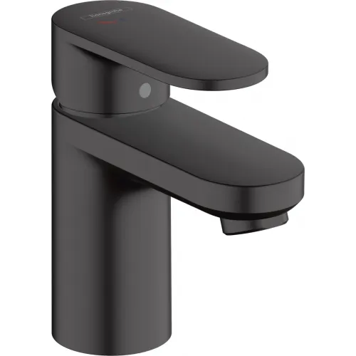 Смеситель для раковины Hansgrohe Vernis Blend 71584670 CoolStart, с донным клапаном, черный матовый