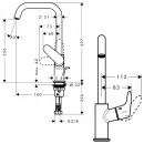 Смеситель для раковины 240, с донным клапаном Hansgrohe Focus 31609000