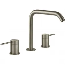 Смеситель для раковины Gessi Gessi316 54012#726 без донного клапана, светлая бронза матовая