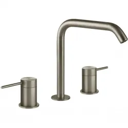 Смеситель для раковины Gessi Gessi316 54012#726 без донного клапана, светлая бронза матовая