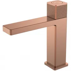 Смеситель для раковины Boheme Quad 159-CB медь матовая