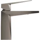 Смеситель для раковины Grohe Allure Brilliant 24342AL0 без донного клапана, темный графит матовый