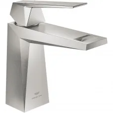 Смеситель для раковины Grohe Allure Brilliant 24342DC0 без донного клапана, суперсталь