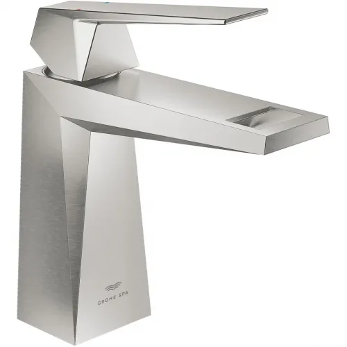 Смеситель для раковины Grohe Allure Brilliant 24342DC0 без донного клапана, суперсталь