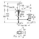 Смеситель для раковины c донным клапаном Grohe Eurocube 23127DC0