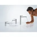 Смеситель для раковины 110 с донным клапаном push-open Hansgrohe Talis E 71711000