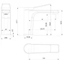 Смеситель для раковины Wonzon & Woghand WW-XH-012-MB черный матовый