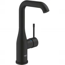 Смеситель для раковины Grohe Essence 24177KF1 без донного клапана, черный матовый