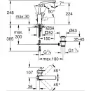 Смеситель для раковины c донным клапаном Grohe Eurocube 23135DC0