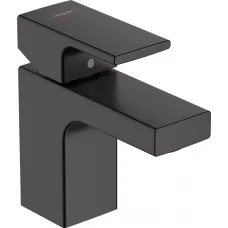Смеситель для раковины Hansgrohe Vernis Shape 71593670 CoolStart, с донным клапаном, черный матовый