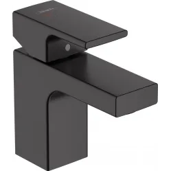 Смеситель для раковины Hansgrohe Vernis Shape 71593670 CoolStart, с донным клапаном, черный матовый