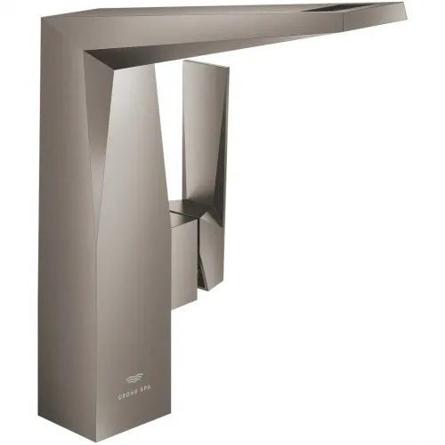 Смеситель для раковины Grohe Allure Brilliant 24345AL0 без донного клапана, темный графит матовый