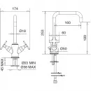 Смеситель для раковины Migliore Sirius 28164