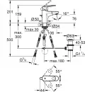 Смеситель для раковины с донным клапаном Grohe Europlus 33155002