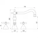 Смеситель для раковины Migliore Princeton Plus ML.PRP-8012.DO