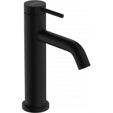 Смеситель для раковины Hansgrohe Tecturis S 73310670 с донным клапаном, черный матовый