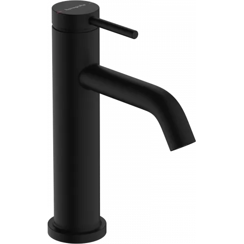 Смеситель для раковины Hansgrohe Tecturis S 73310670 с донным клапаном, черный матовый