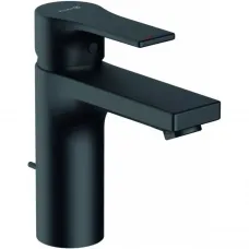 Смеситель для раковины Kludi Zenta SL 482903965 с донным клапаном, черный матовый