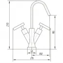 Смеситель для раковины Migliore Syntesi ML.SNS-7934.CR