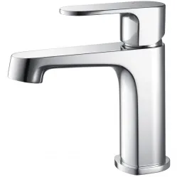 Смеситель для раковины Aquatek Оберон AQ1210CR без донного клапана, хром