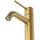 Смеситель для раковины Cezares Relax RELAX-LS1-BORO с донным клапаном, золотой матовый