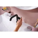 Смеситель для раковины Hansgrohe Tecturis S 73320670 CoolStart, с донным клапаном, черный матовый