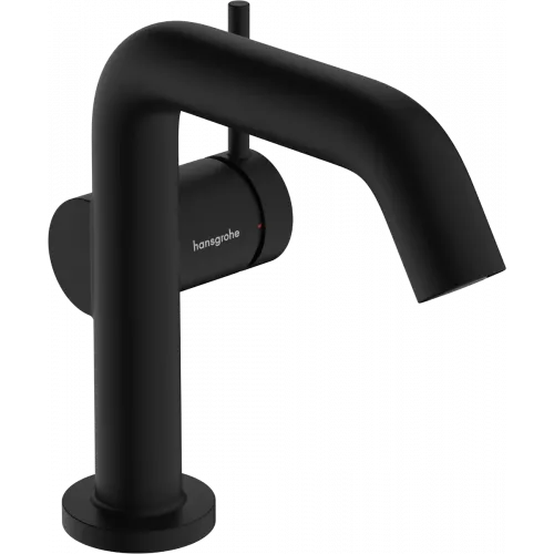 Смеситель для раковины Hansgrohe Tecturis S 73320670 CoolStart, с донным клапаном, черный матовый