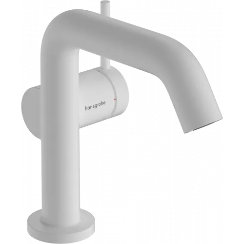 Смеситель для раковины Hansgrohe Tecturis S 73320700 CoolStart, с донным клапаном, белый матовый