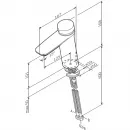 Смеситель для раковины Am.Pm Inspire 2.0 F50A02522 без донного клапана, черный матовый