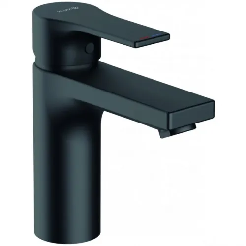 Смеситель для раковины Kludi Zenta SL 482983965 с донным клапаном, черный матовый