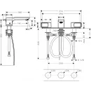 Смеситель для раковины с донным клапаном Axor Urquiola 11040000