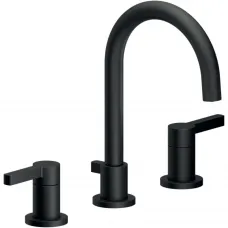 Смеситель для раковины Nobili Lira LR116211/1T1BM с донным клапаном, черный матовый