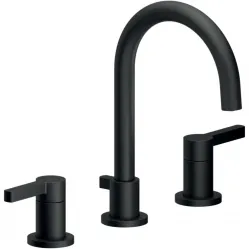Смеситель для раковины Nobili Lira LR116211/1T1BM с донным клапаном, черный матовый